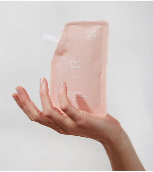HAAN Hand Sanitizer Bright Rose navulverpakking
