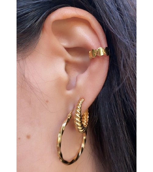 sustainable golden earring
