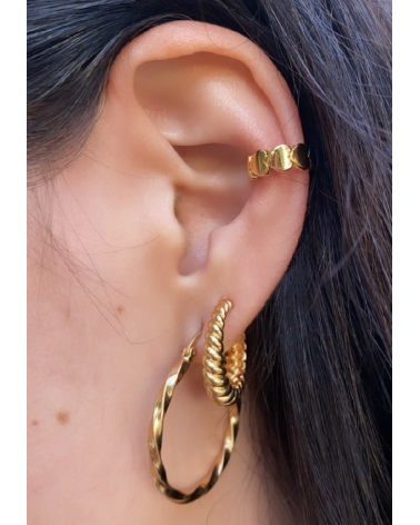 sustainable golden earring