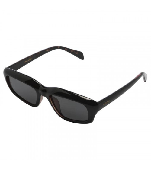 Komono Matt Black Tortoise Sunglasses