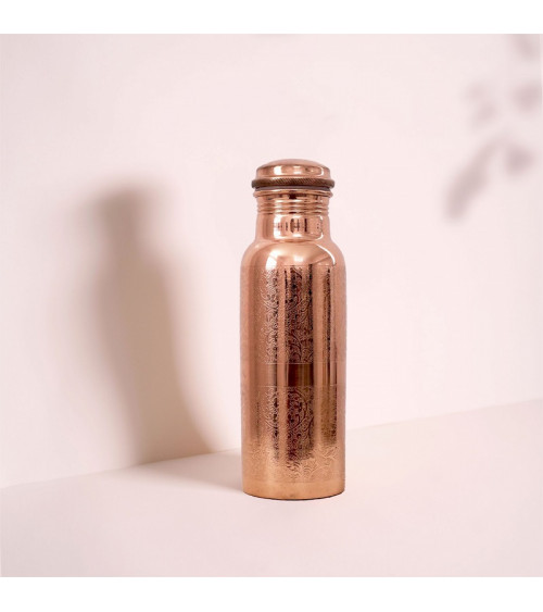 Forrest & Love Engraved Copper Water Bottle 600 ML