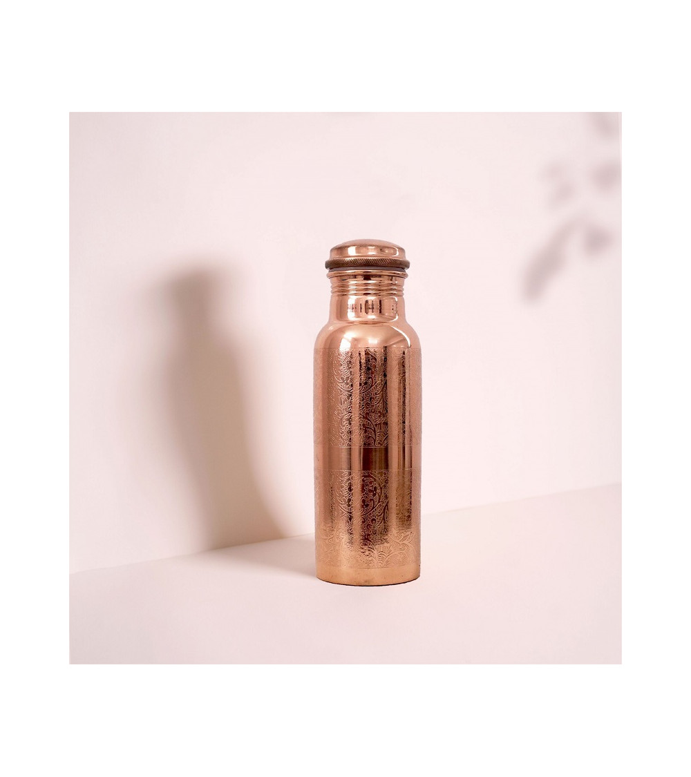 Forrest & Love Engraved Copper Water Bottle 600 ML