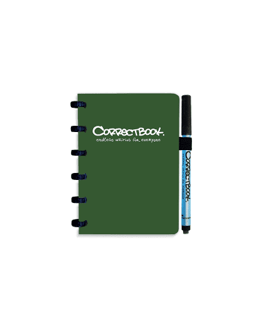 Correctbook A6 Original (softcover) Dark Green