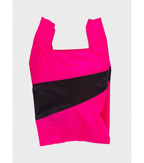Susan Bijl The New Shopping Bag Pretty Pink & Black Large