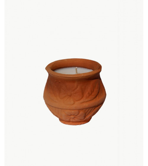 Doing Goods Terracotta Scented Candle Holder Mini