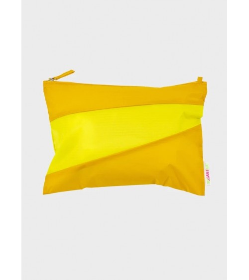 Susan Bijl The New Pouch Helio & Fluo Yellow Large