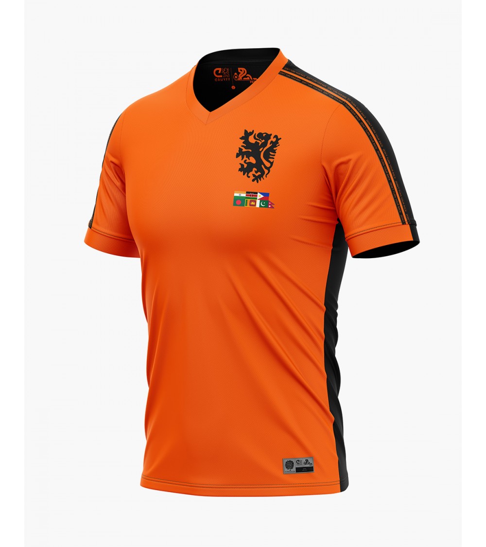 Cruyff World Cup Pro 2 T-Shirt Orange/Black