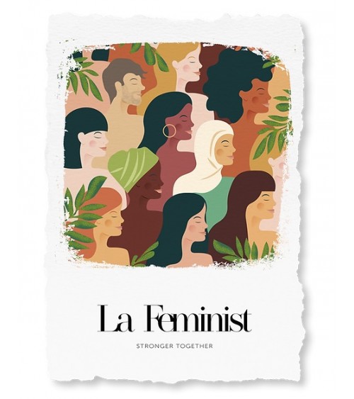 MeloLelo La Feminist Art Print A4