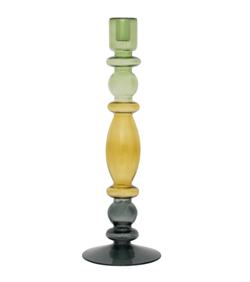Urban Nature Culture Candle Holder Recycled Glass Bulb, Green