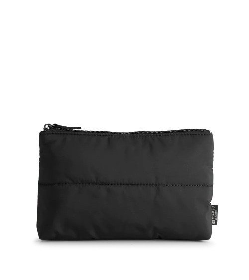 sustainable leather make-up bag