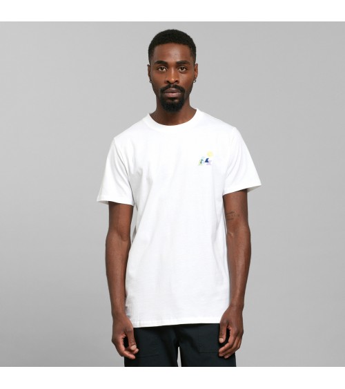 Dedicated Stockholm Wave Sun White T-Shirt