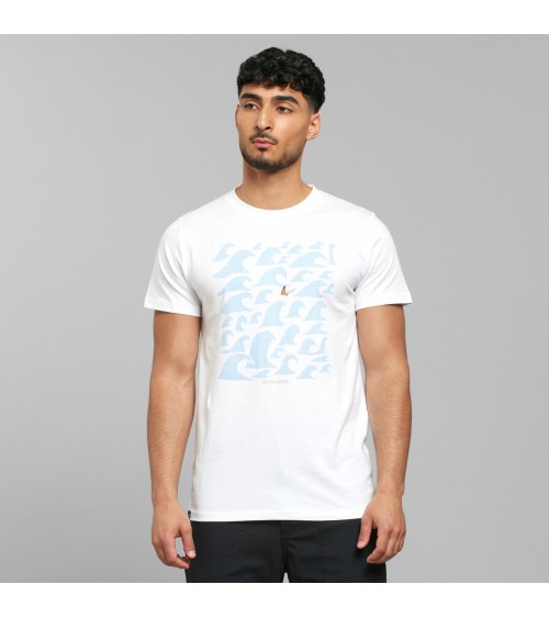Dedicated Stockholm Lone Surfer White T-Shirt