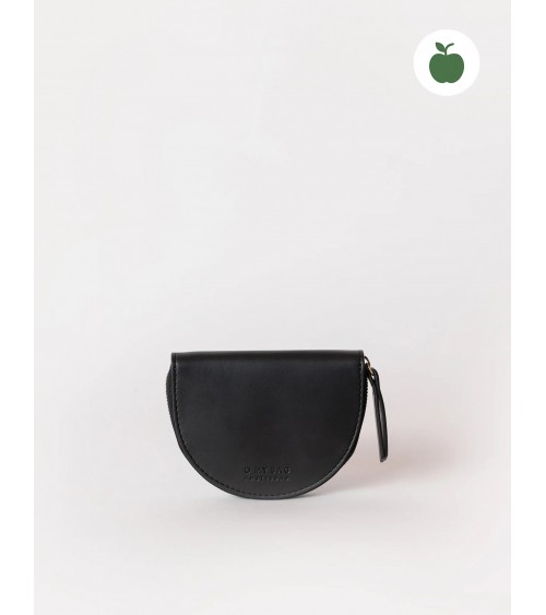 O My Bag Laura Coin Purse - Black Apple Leather