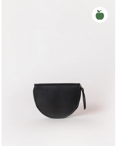 O My Bag Laura Coin Portemonnee- Black Apple Leather