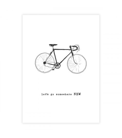 A Beautiful Story Greeting Card Bicycle