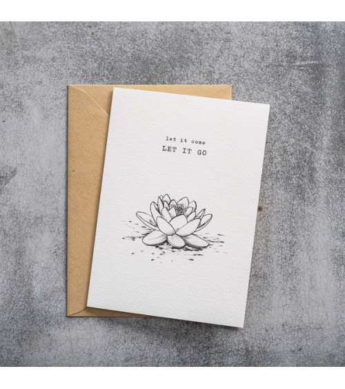 A Beautiful Story Greeting Card Lotus