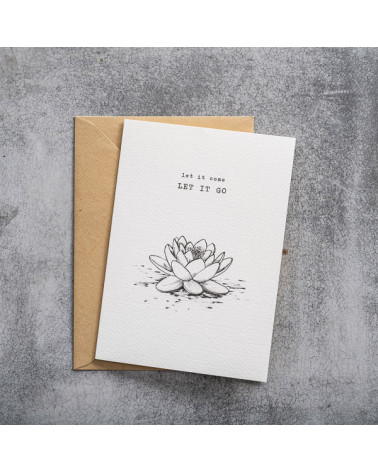 A Beautiful Story Greeting Card Lotus