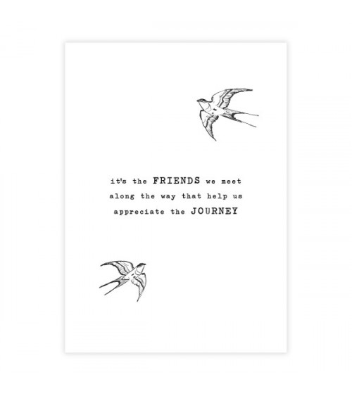 A Beautiful Story Greeting Card Swallow