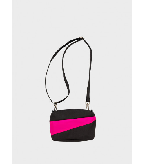 Susan Bijl Bum Bag Black & Pretty Pink S