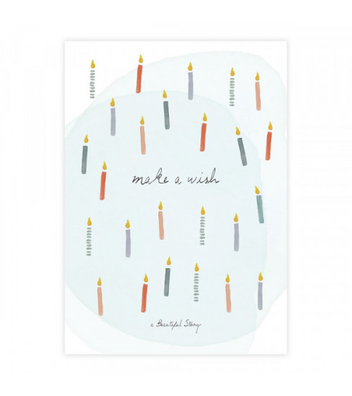 A Beautiful Story Greeting Card Candles