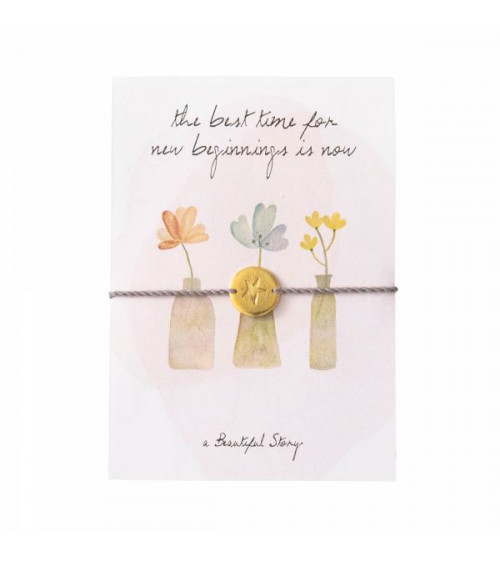 A Beautiful Story Jewelry Postcard Three Flowers