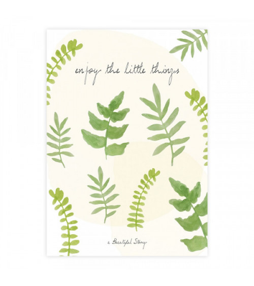 A Beautiful Story Greeting Card Leaves