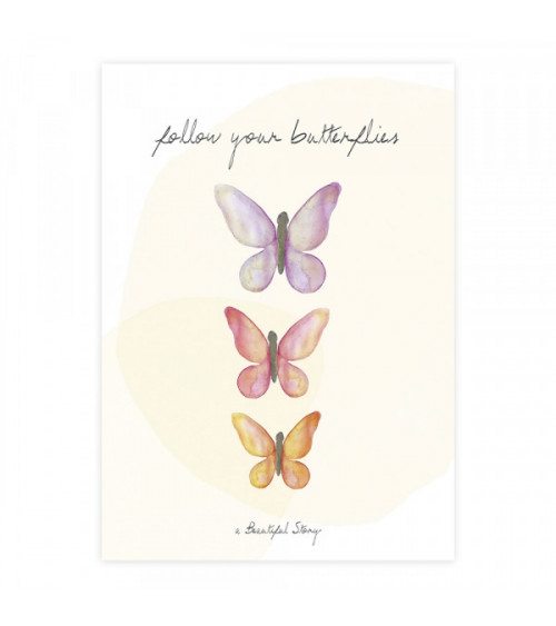 A Beautiful Story Greeting Card Butterflies